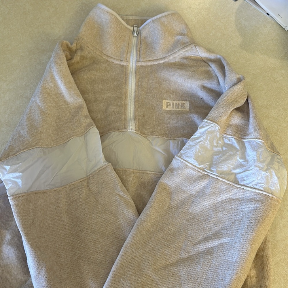 Pink Drawstring Halfzip - image 2